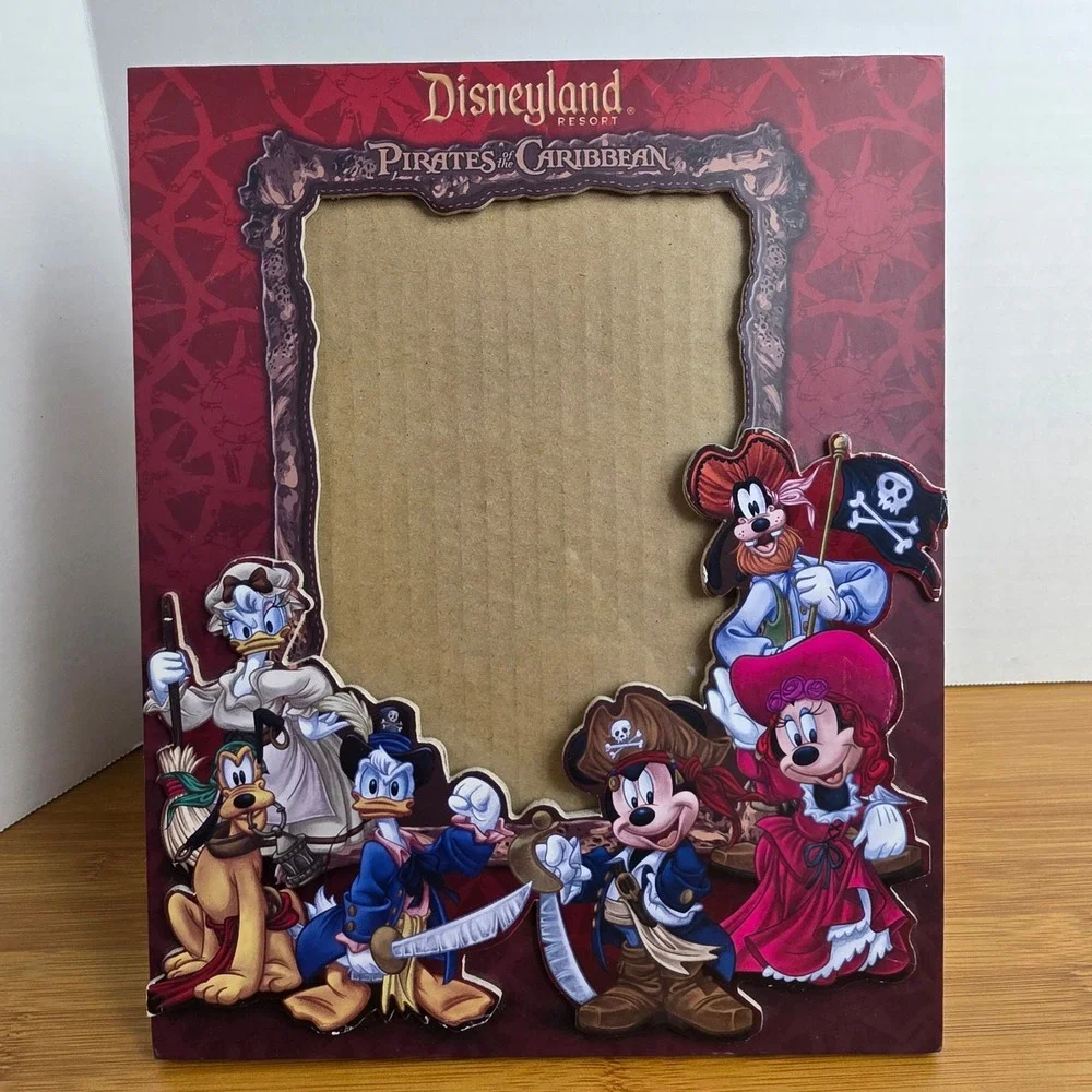Disney Parks Pirates of the Caribbean Disneyland Mickey Mouse Photo Frame 5x7